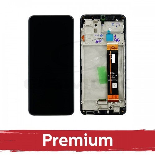 LCD-näyttö Samsung A236 A23 5G:lle musta kehyksellä OEM