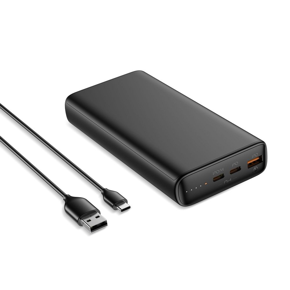 Ulkoinen akku Veger T100 (W2032C-100) PD QC3.0 5A 100W 20000 mAh musta
