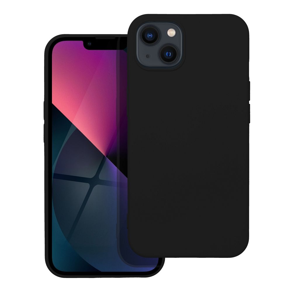 Silikoninen suojakuori puhelimelle iPhone 13 musta