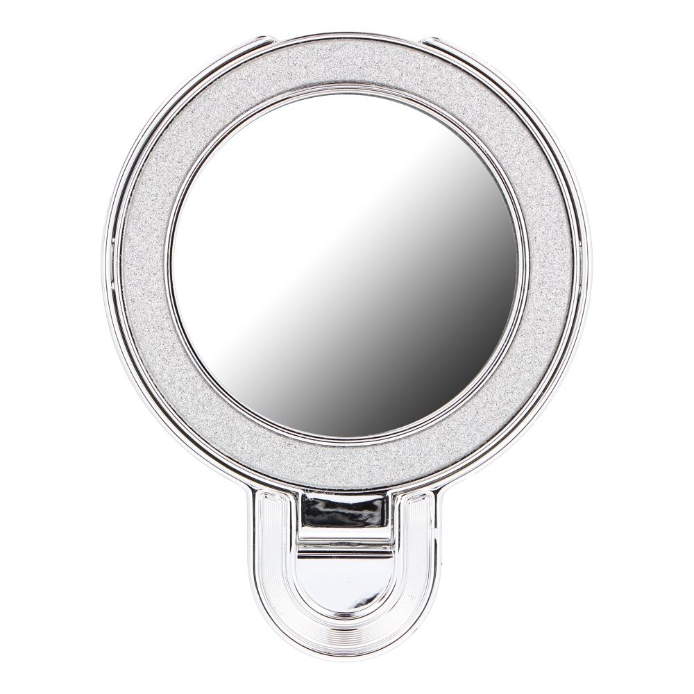 Puhelinteline CIRCLE MIRROR - tarrakiinnitys - hopeinen