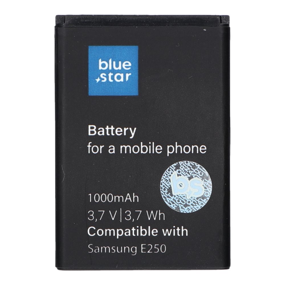 Akku Samsung E250/X200/X680/C300/E900:lle 1000 mAh Blue Star Premium