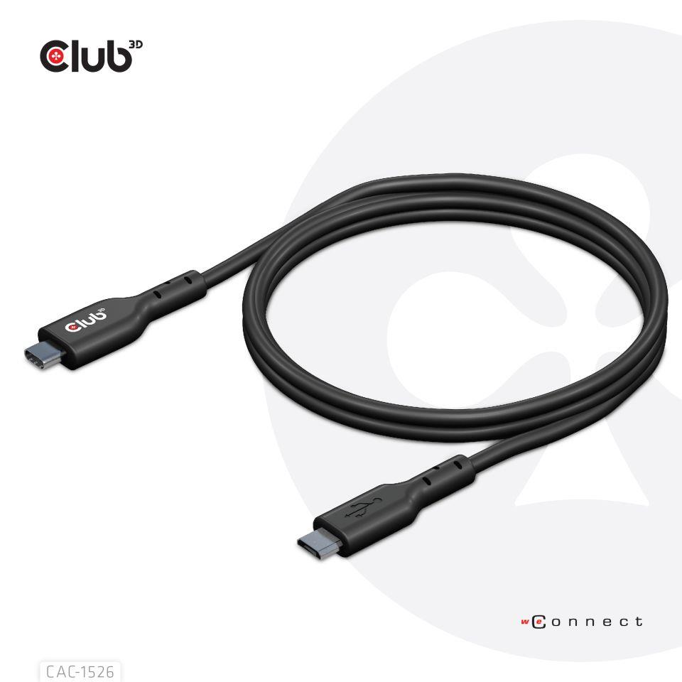 USB – Micro USB -kaapeli 1 m / U/U CAC-1526 CLUB3D