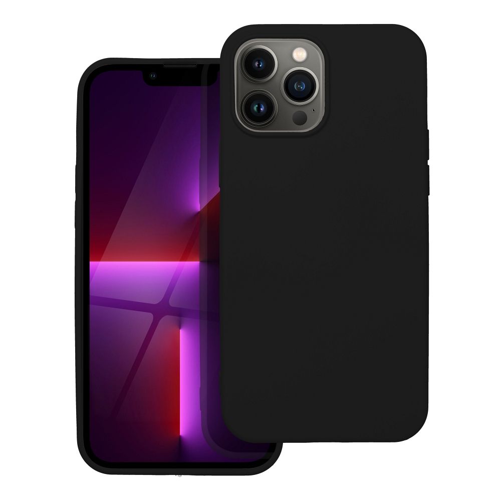 Silikoninen Suojakuori iPhone 13 PRO MAX:lle musta