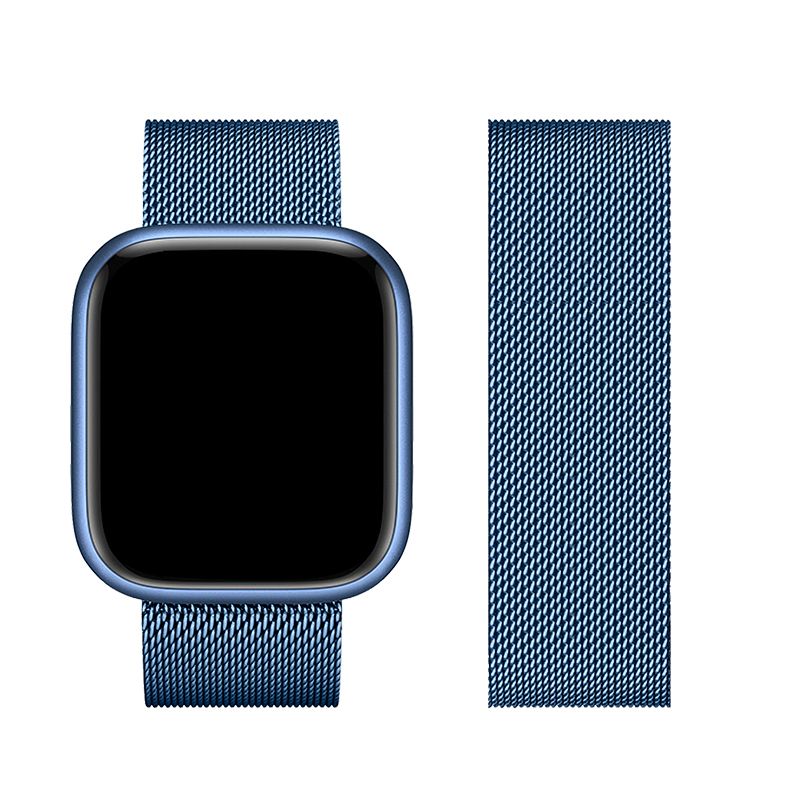 Hihna Apple Watch:lle Forcell F-Design FA03 magneettinen teräs 38 / 40 / 41 mm sininen
