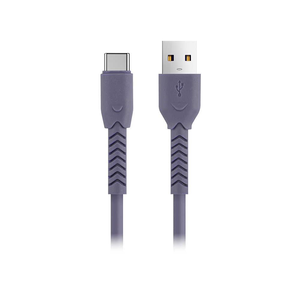 Maxlife MXUC-04 kaapeli USB - USB-C 1,0 m 3A, violetti