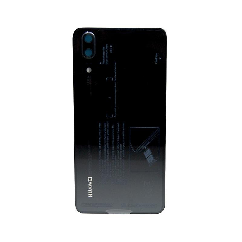 Takakuori Huawei P20:lle musta alkuperäinen (käytetty Grade A)