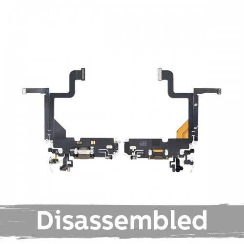 Charging Port Compatible With Apple iPhone 13 Pro with Flex / Graphite / 100% original (Disassembled)