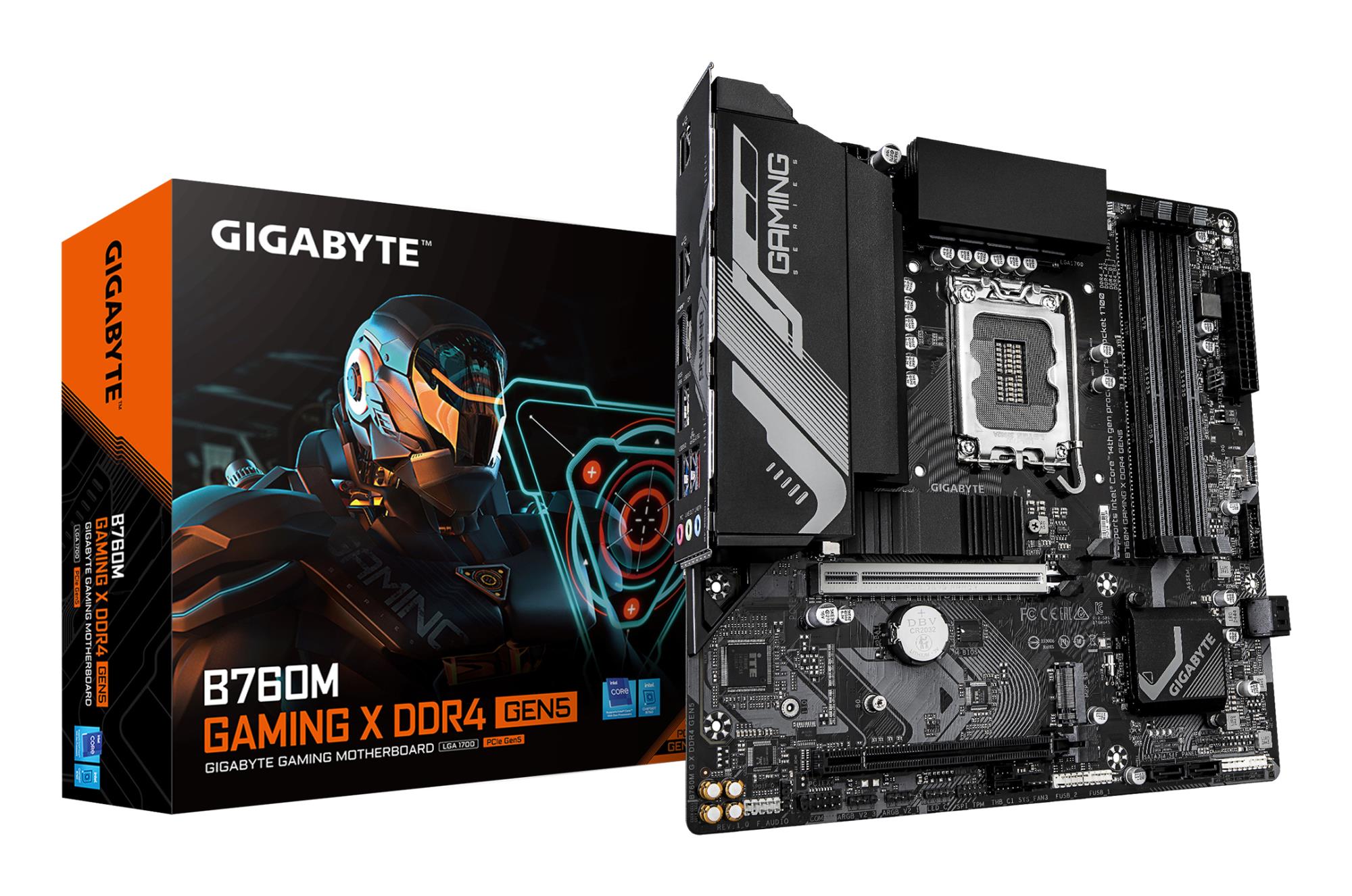 Emolevy Gigabyte Intel B760 LGA1700 Micro-ATX DDR4-SDRAM 4 muistipaikkaa 2xM.2-paikkaa B760M GX DDR4 GEN5