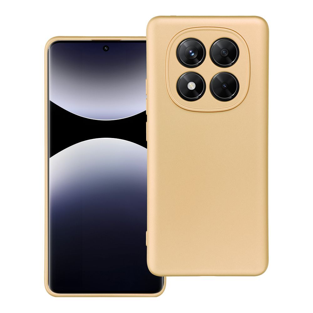Metallinen Suojakuori Xiaomi Redmi Note 14 PRO 5G kultainen