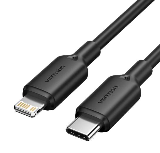 Kaapeli USB-C–Lightning 2m musta LAKBH VENTION