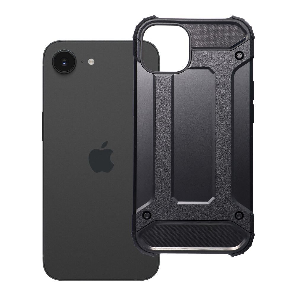 ARMOR-suojakuori iPhone 16e (SE 4 2025), musta