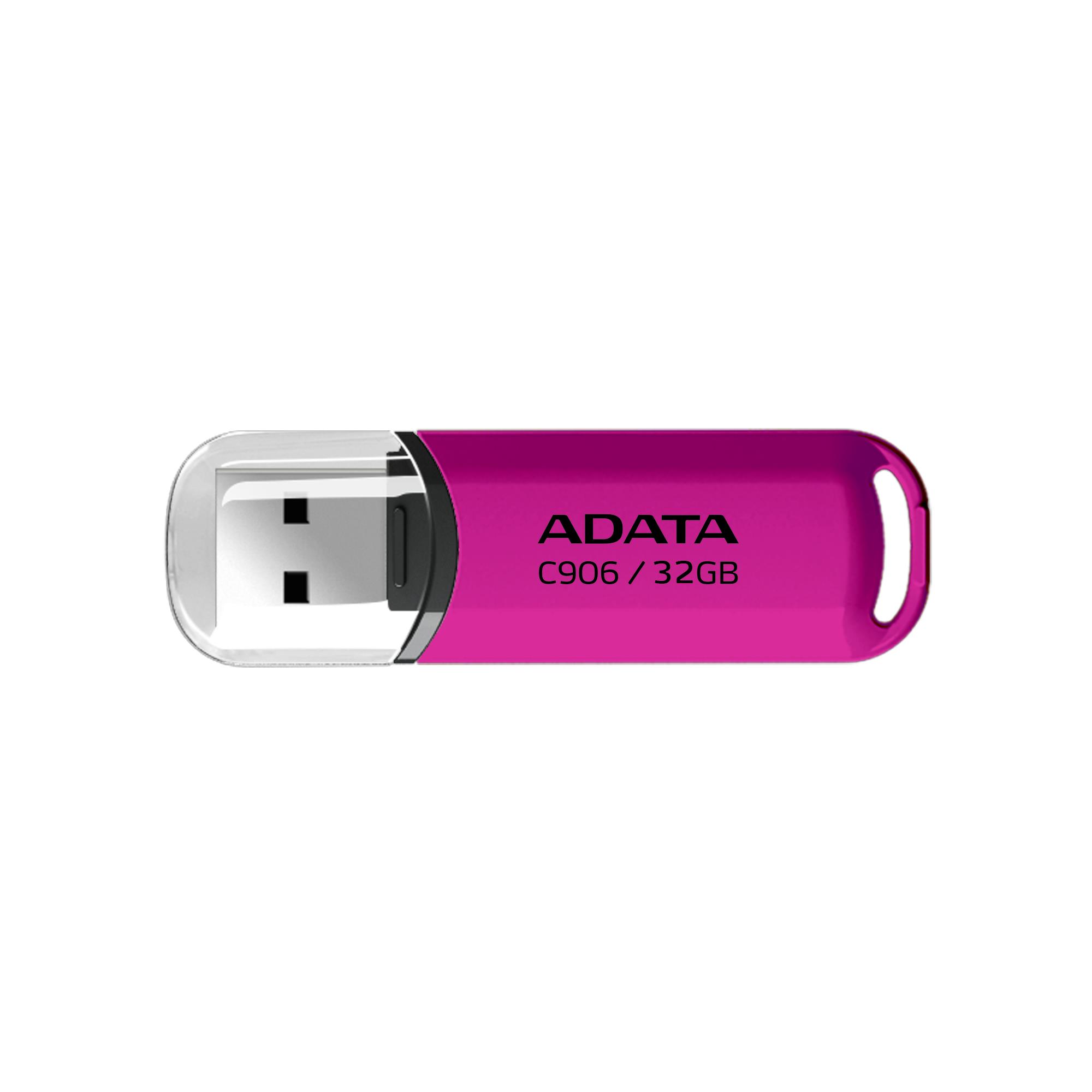 USB-muistitikku USB 2.0 32GB vaaleanpunainen AC906-32G-RPP ADATA