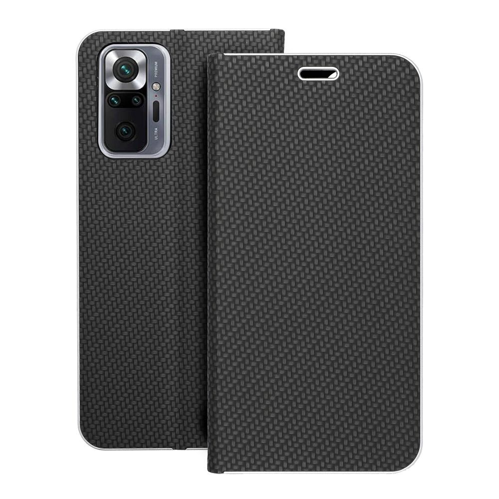 Flip case for Xiaomi Redmi NOTE 10 PRO Luna Book Carbon black