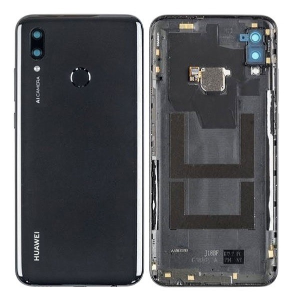 Takakuori Huawei P Smart 2019:lle Midnight Black alkuperäinen (käytetty Grade B)