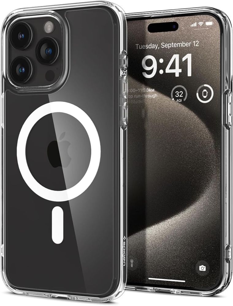 Spigen Ultra Hybrid MagSafe Suojakuori iPhone 15 Pro Max 6,7 valkoinen