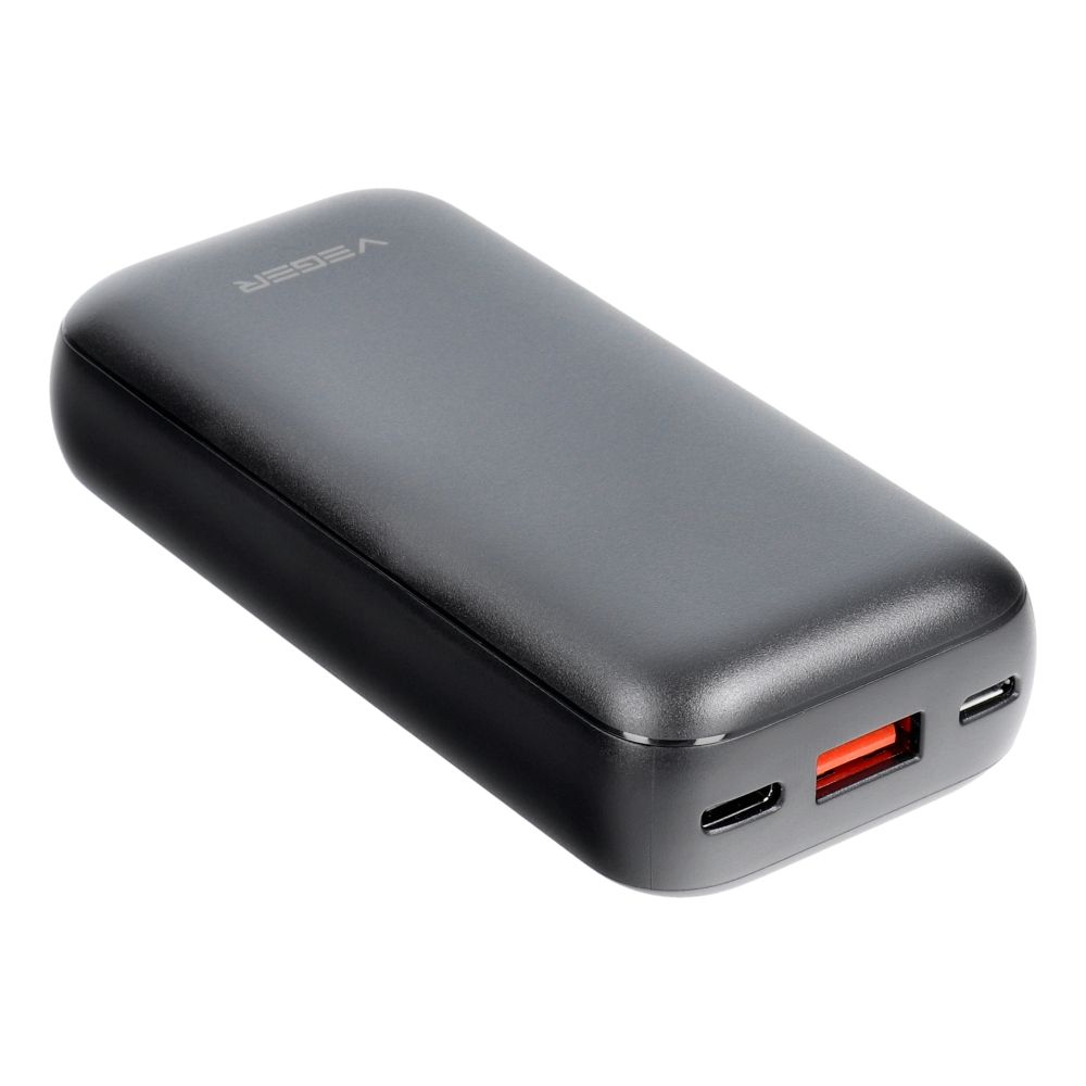 Ulkoinen akku Veger S10 (W1135) PD QC3.0 3A 20W 10000 mAh musta