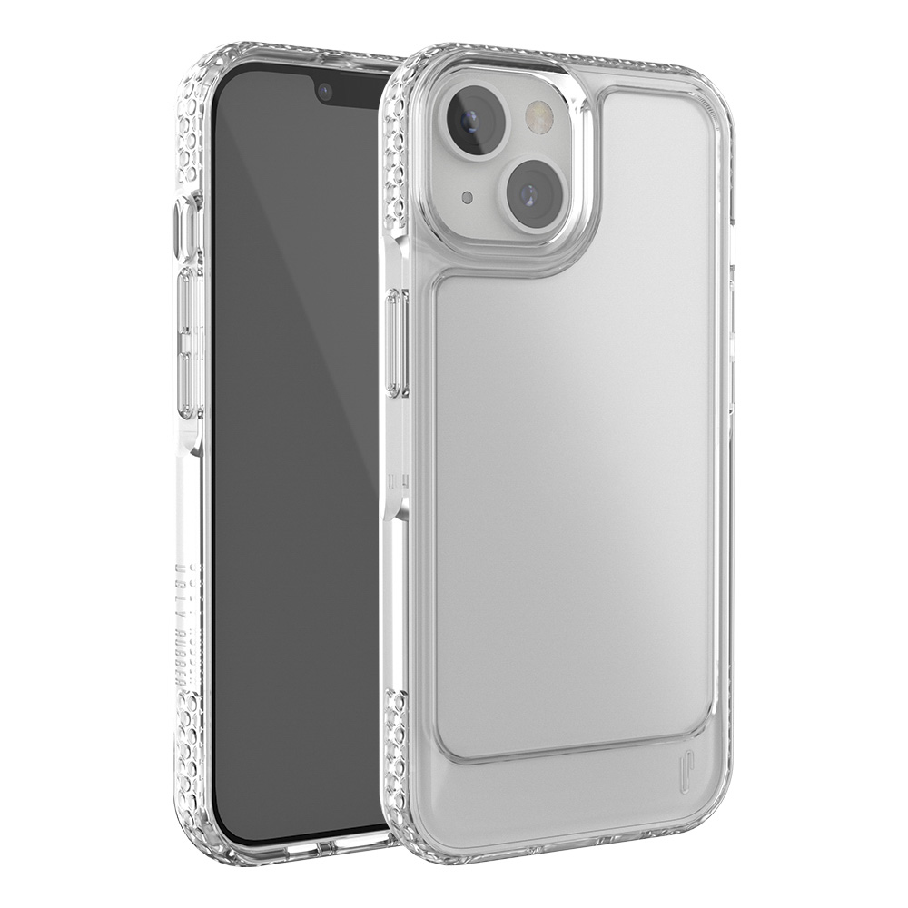 Ugly Rubber UMODEL -kuori iPhone 15 Plus 6,7'' läpinäkyvä