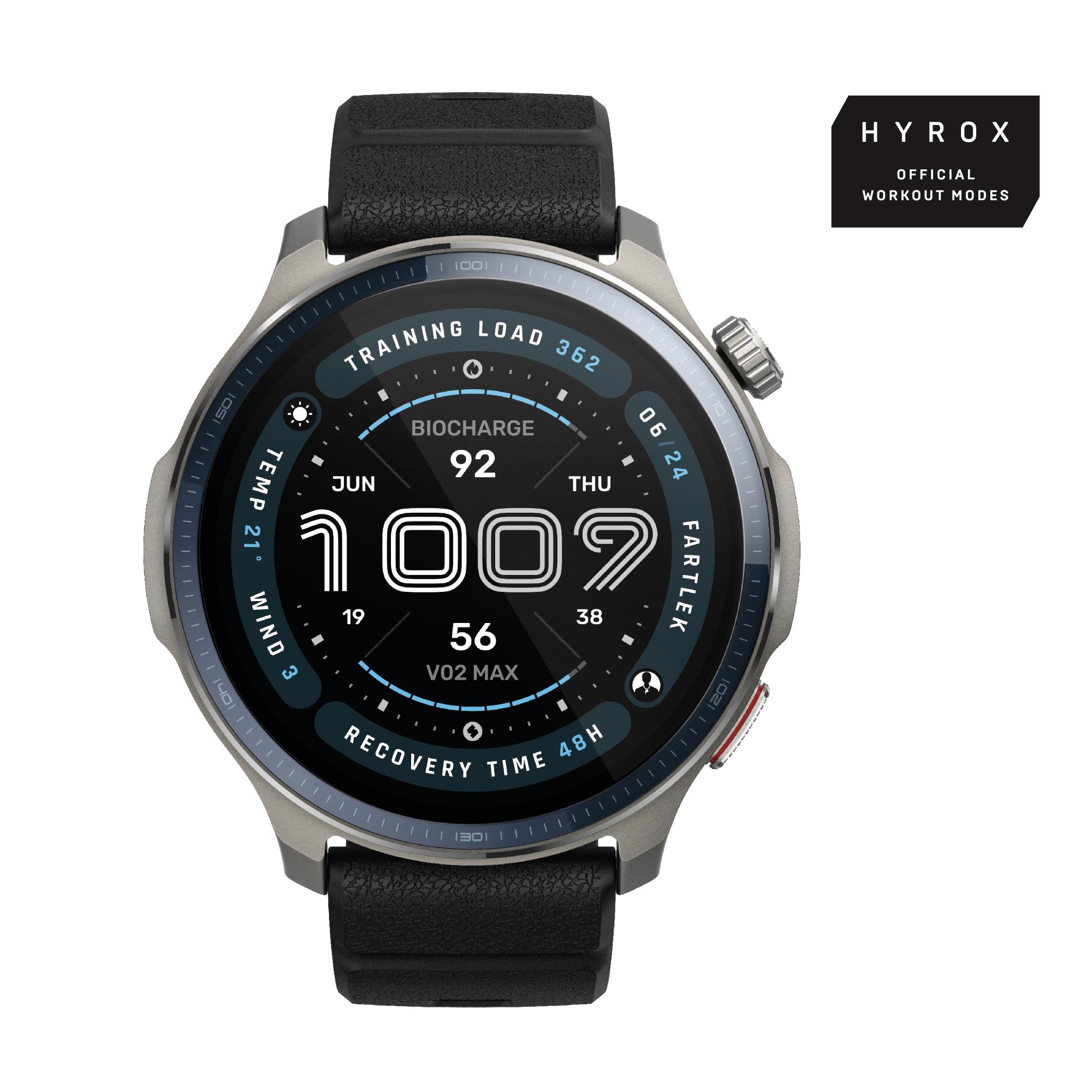 Amazfit Balance 2 älykello, musta W2429GL1N