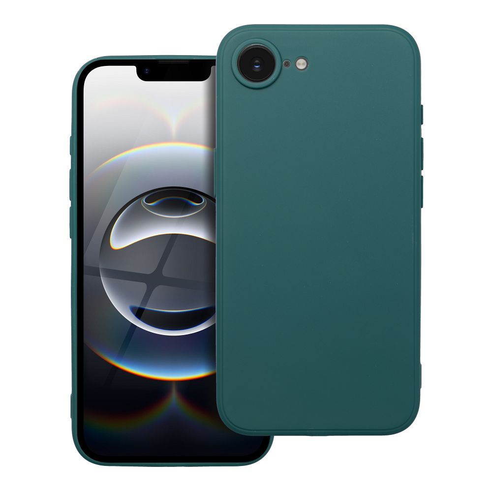 Matt tummanvihreä Suojakuori iPhone 16e (SE 4 2025) / 17e:lle