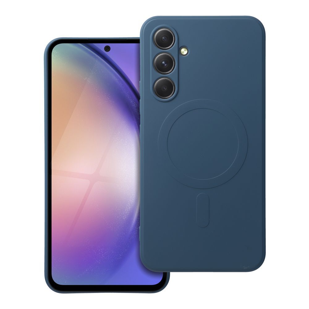 SILICONE MAG COVER puhelinkuori, magneettiyhteensopiva, Samsung A54 sininen