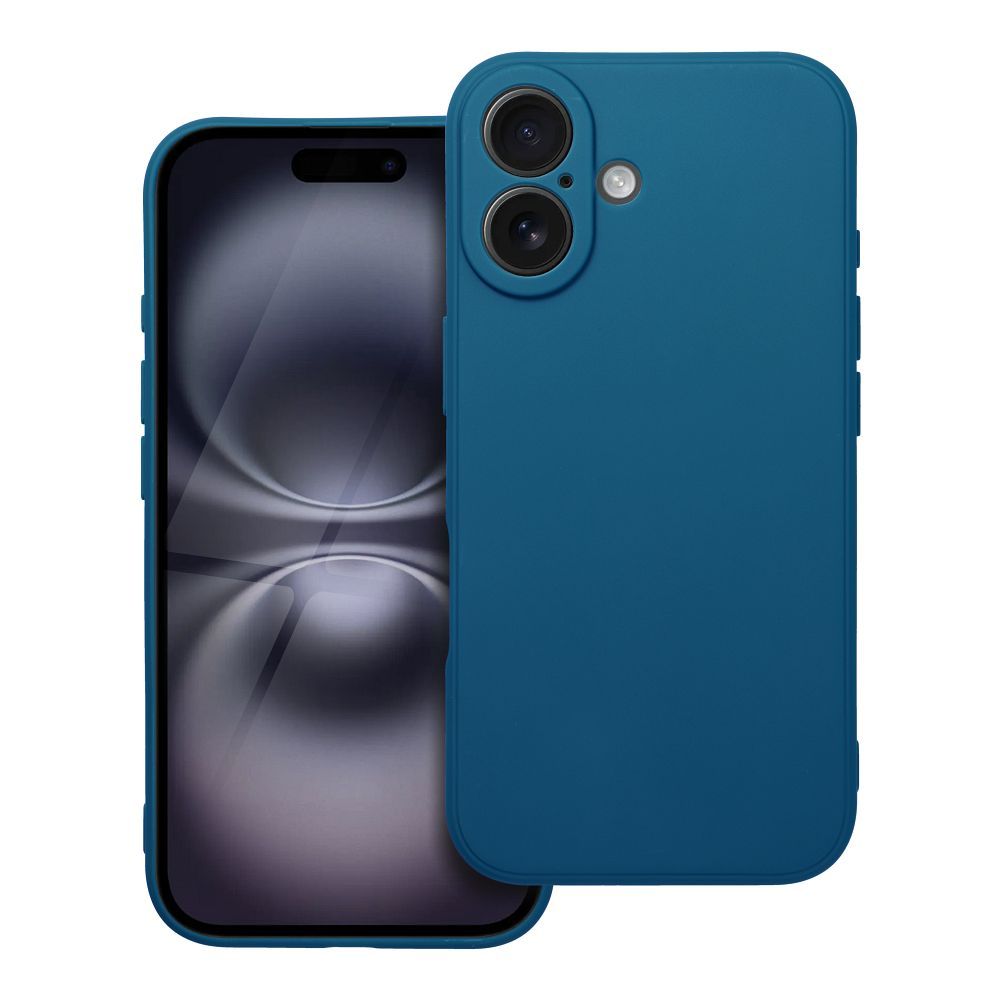 Matta sininen Suojakuori iPhone 16:lle