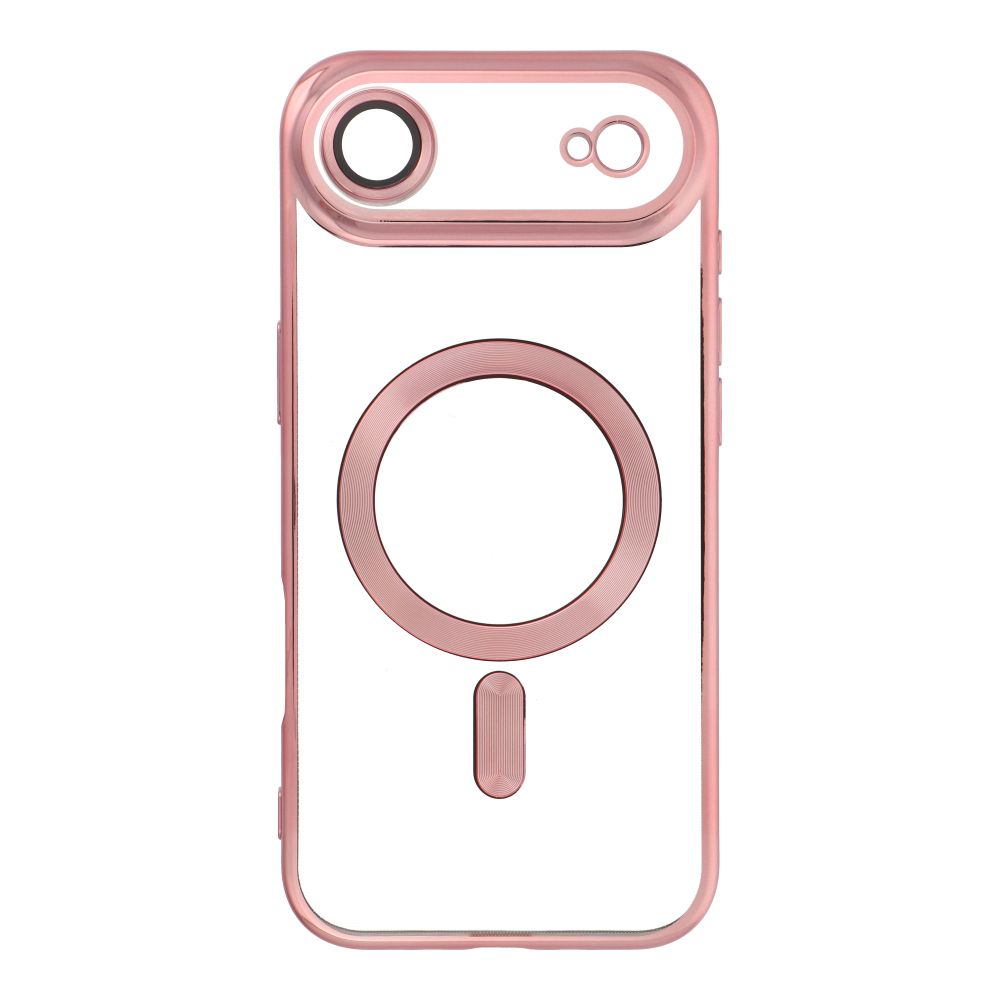 Suojakuori iPhone 17 AIR:lle Electro Mag Cover yhteensopiva MagSafen kanssa ruusukulta