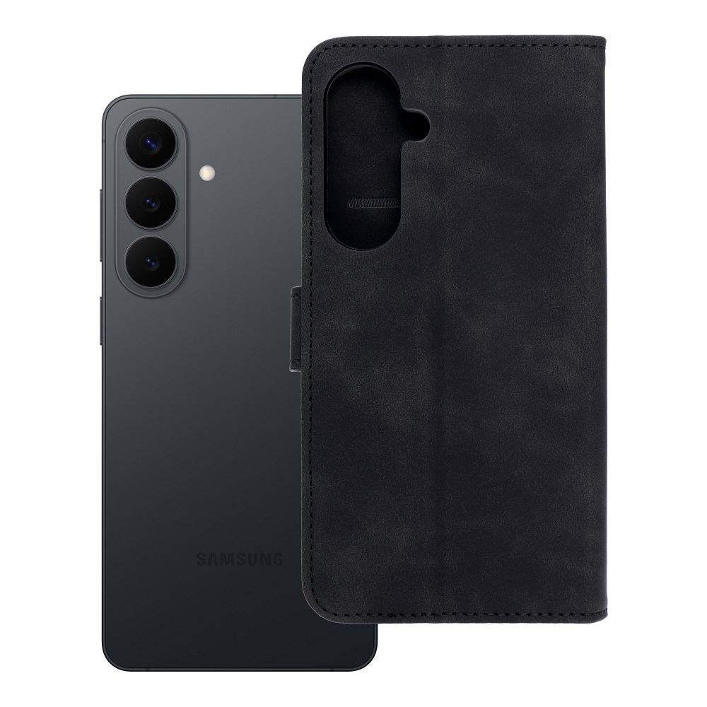 Läppäkuori Samsung S26 PLUS:lle Tender Book musta