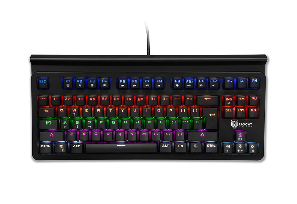 Liocat pelaamisen Näppäimistö KX 365+ C mekaaninen qwerty outemu blue musta
