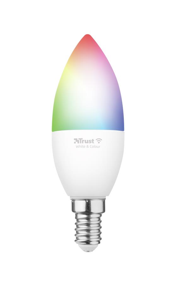 TRUST Luminous flux 470 Lumen Wi-Fi Beam angle 180 degrees 71280 (Smart Light Bulb)