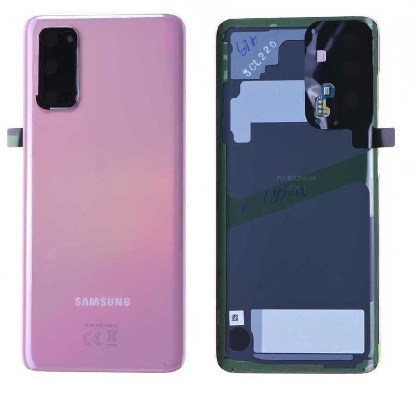 Takakuori Samsung G980/G981 S20:lle Cloud Pink alkuperäinen (käytetty Grade C)