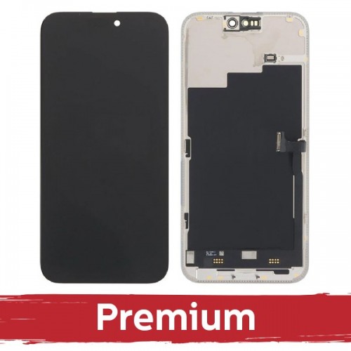 LCD-näyttö yhteensopiva iPhone 15 Pro Max musta (SOFT OLED / Stable / Premium) *Self-Diagnosable*