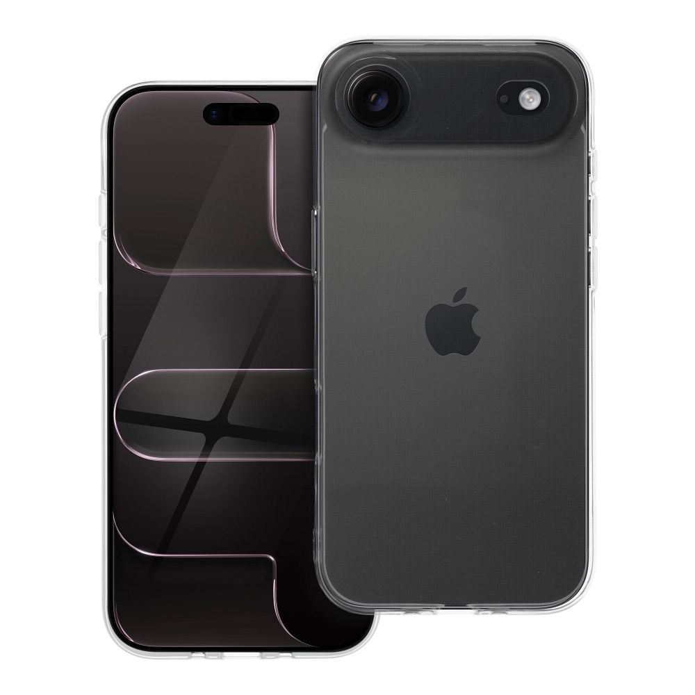 Suojakuori iPhone 17 AIR:lle Kirkas Suojakuori 2 mm (kameransuojaus) läpinäkyvä