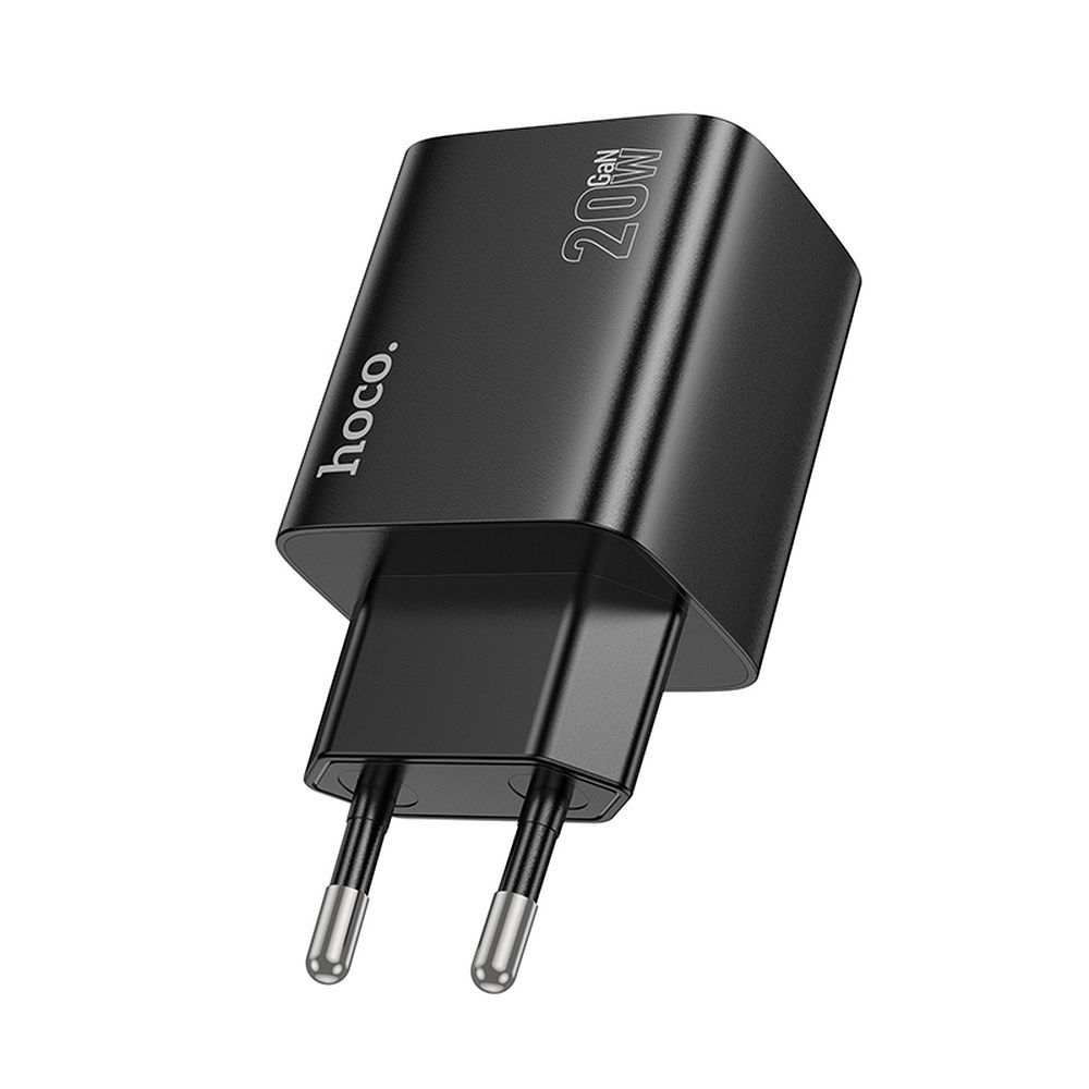 Puhelinlaturi Hoco 2 x USB C + 2 x USB A QC3.0 PD 3A 20W N55 musta