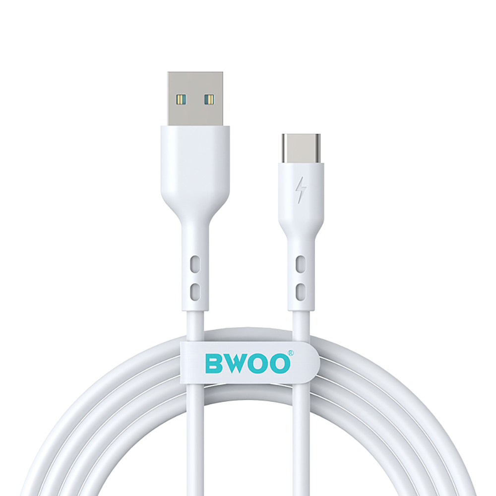 BWOO kaapeli USB - USB-C 1m 3A valkoinen BO-X172C