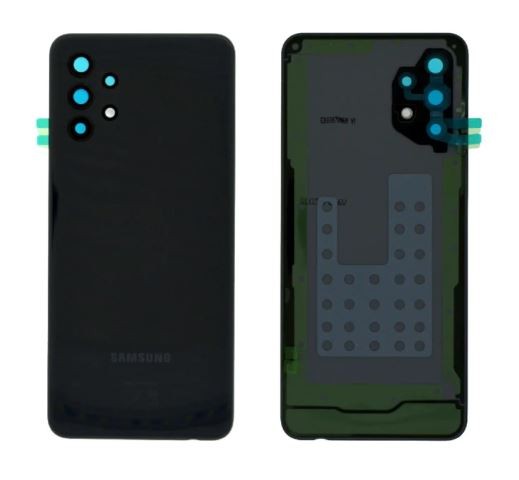 Takakuori Samsung A326 A32 5G 2021:lle Awesome Black alkuperäinen (käytetty Grade C)