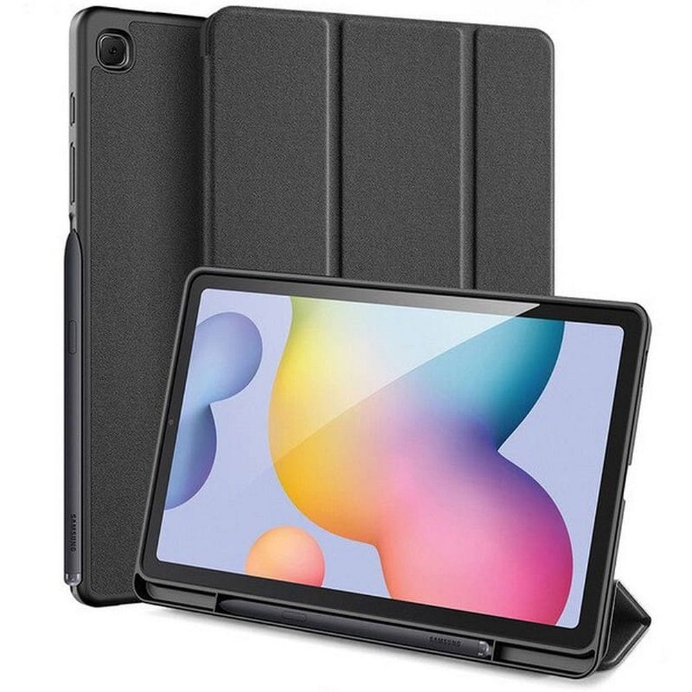 Dux Ducis DOMO -taittosuojakuori kynälokerolla Samsung Tab S6 Lite P610/P613/P615/P619 musta