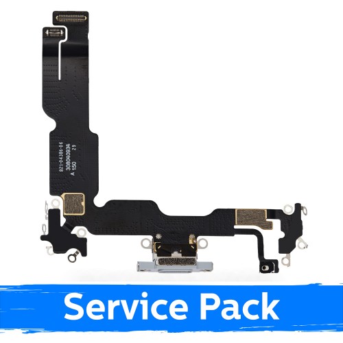 Latausliitin Apple iPhone 15 Plus flex-kaapelilla / vihreä / (Service Pack)