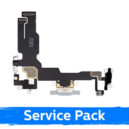 Latausliitin Apple iPhone 15 flex-kaapelilla / vihreä / (Service Pack)