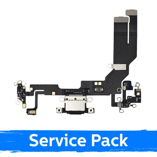 Latausliitin Apple iPhone 16e flex-kaapelilla / valkoinen / (Service Pack)