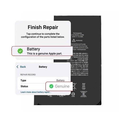 Akku yhteensopiva iPhone 12 Pro Max / itsediagnosoitava / Asetukset: aito /