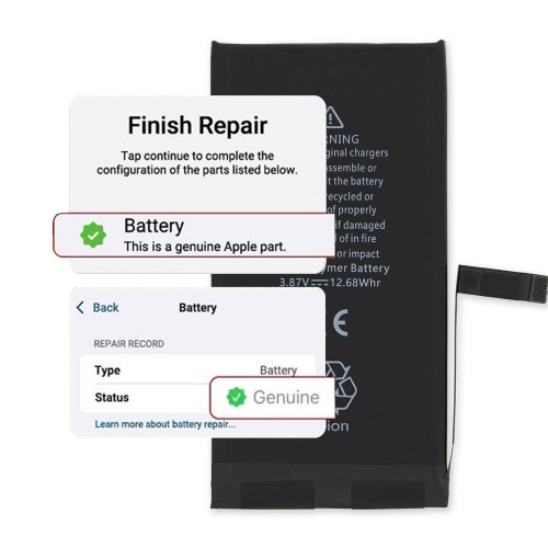Battery Compatible With iPhone 14 Plus / Self-Diagnosable / Settings: Genuine /