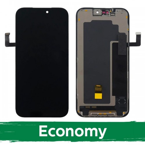 LCD-näyttö iPhone 17 Prolle, musta (INCELL / Economy) /*irrotettava IC*/