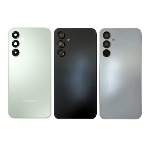 Takakuori Samsung A165 A16 4G:lle / valkoharmaa / (kameralasilla) OEM