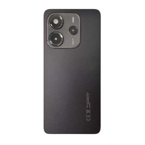 Takakuori Xiaomi Redmi Note 14 4G -puhelimeen, musta (kameralasilla), OEM