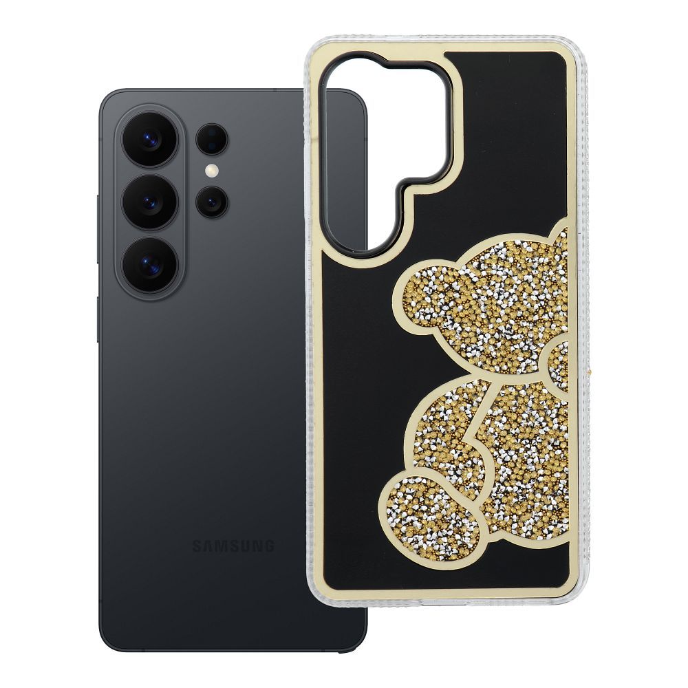 Suojakuori Samsung S26 ULTRA:lle Teddy Bear kultainen
