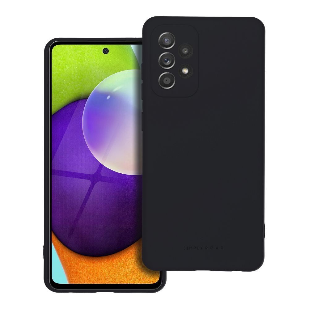 ROAR SPACE Suojakuori SAMSUNG A52 5G / A52 4G LTE / A52s 5G:lle musta