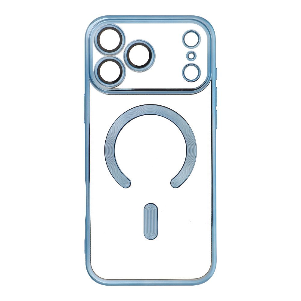 Suojakuori iPhone 17 PRO MAX:lle Electro Mag Cover yhteensopiva MagSafen kanssa sininen