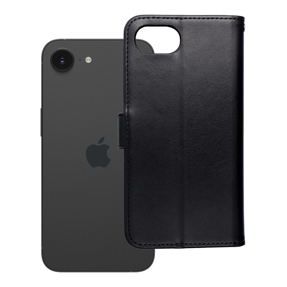 MEZZO kirjakotelo IPHONE 16e:lle (SE 4 2025) nalle musta