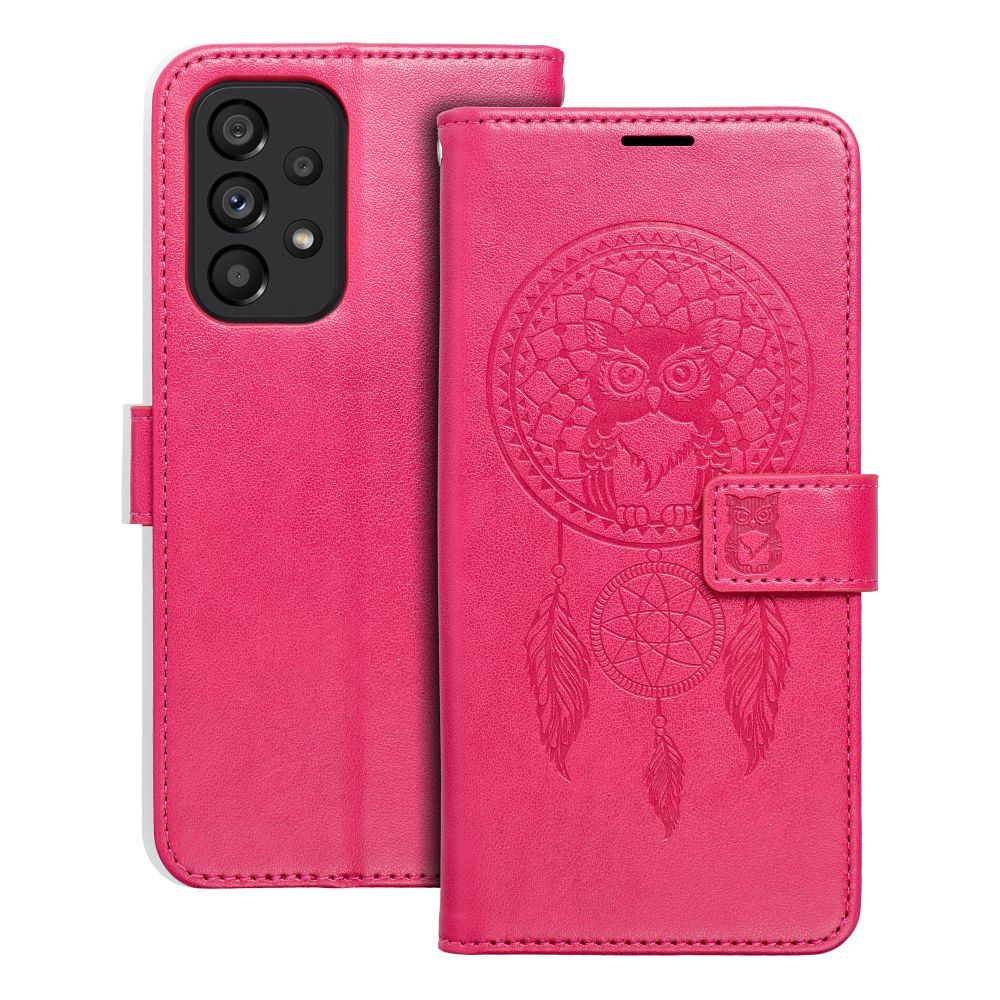 MEZZO Kirjasuojakuori Samsung A53 5G:lle dreamcatcher magenta