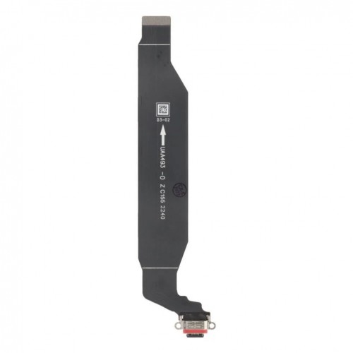 Charging Port Compatible With Oneplus 10T with Flex / plata OEM